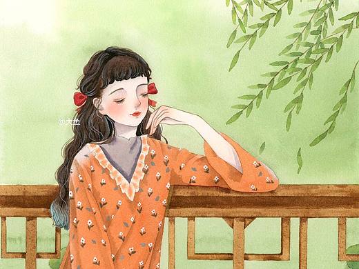 微风正好|原创水彩插画