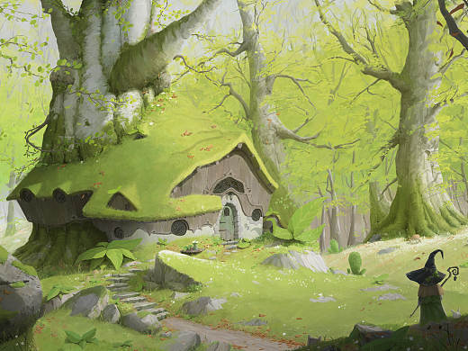 森林小屋