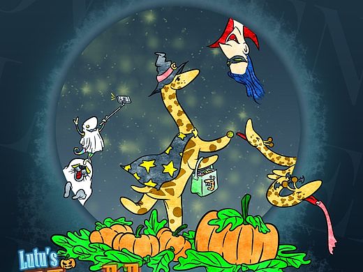 Lutu‘s Halloween 【过程图】