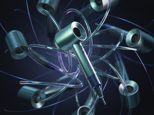 临摹戴森吹风机（个人主页-ZNjc0Mzc1NDA=） - 生活用品 - 站酷设计师每日一练吧原创素材 - 站酷ZCOOL