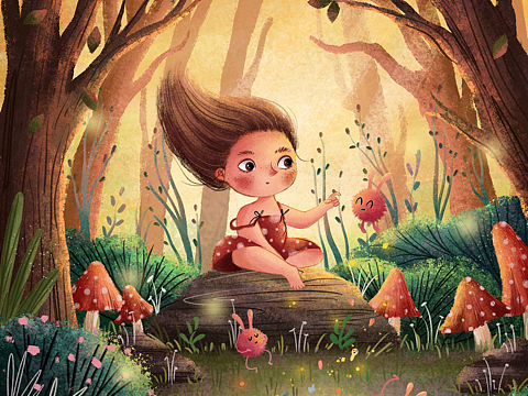 最近的插畫練習（個人主頁-ZNDY2MDM2MDg=） - 兒童插畫 - 站酷設計師溫妮winnieW原創(chuàng)素材 - 站酷ZCOOL