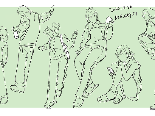 #速写60天挑战赛# DAY51 @速写班长