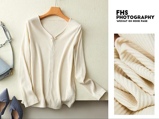 毛衣羊绒衫平铺拍摄｜凤凰摄FHS｜电商服装拍摄