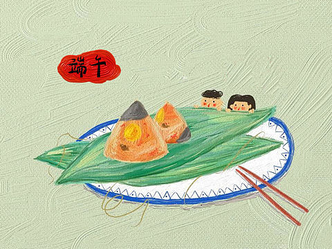 潮汕人家的端午食记•双拼粽子•栀粿