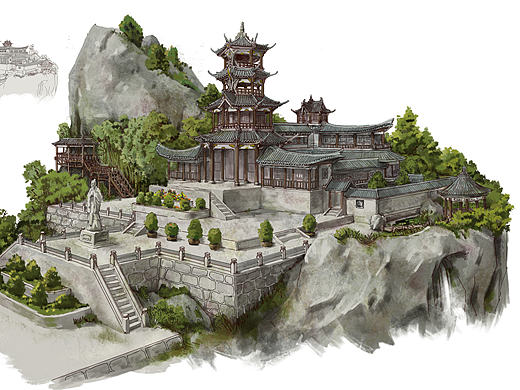 中国风场景练习
