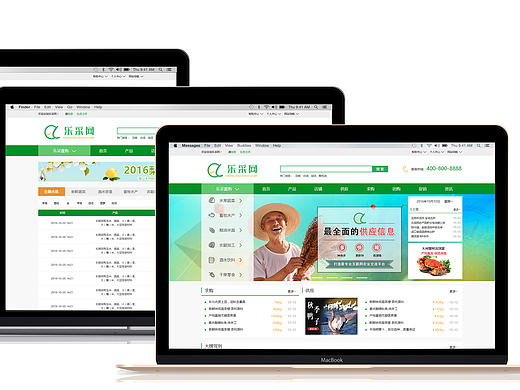 乐采网农产品网站（部分）