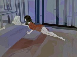 镜子里的女人