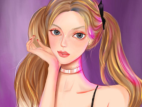 procreate美女頭像（個(gè)人主頁-ZNTk1NzEwODg=） - 商業(yè)插畫 - 站酷設(shè)計(jì)師淺年_Sobrani原創(chuàng)素材 - 站酷ZCOOL