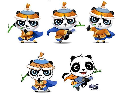企业ip形象吉祥物设计，微信表情包卡通形象定制