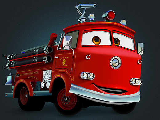 赛车总动员救火车
