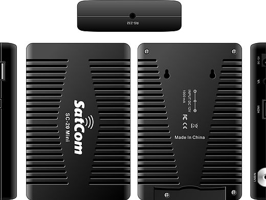 机顶盒产品外观设计效果图