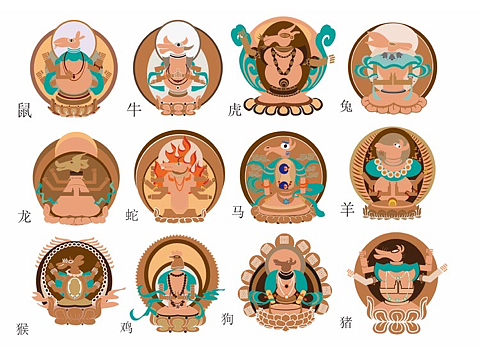 东巴文创_创意设计作品图片素材-站酷zcool