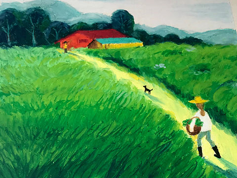 临《耕种 食物 爱情》的封面。