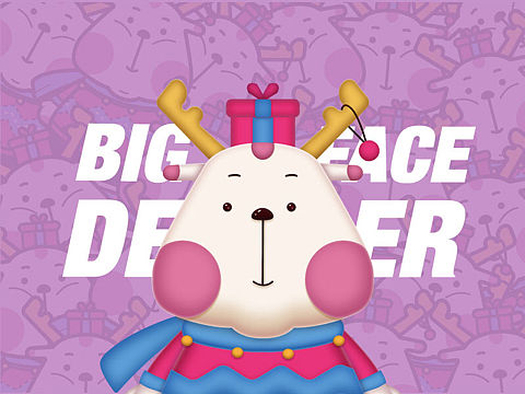 卡通IP形象设计 | BIG FACE DEER