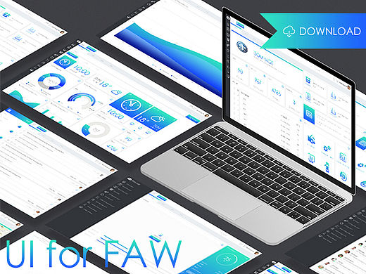 UI KIT of the iBOM MGT for China FAW(中国一汽iBOM管理系统)