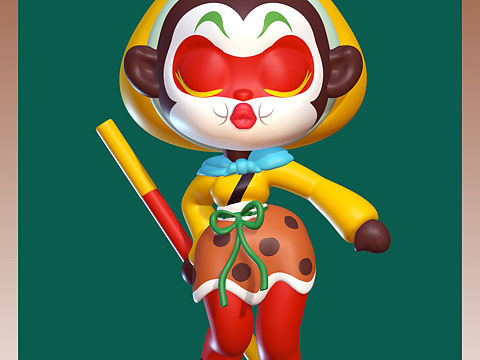 Aliya潮玩系列之大闹天宫齐天大圣（个人主页-ZNjEyOTAzNzY=） - 动画/影视 - 站酷设计师千木万林亿森森原创素材 - 站酷ZCOOL