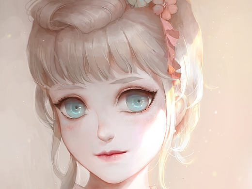 日韩萌妹练习（附灰阶上色过程）（个人主页-ZMTk5Nzg0NDA=） - 创作习作 - 站酷设计师虾仁插画指南原创素材 - 站酷ZCOOL