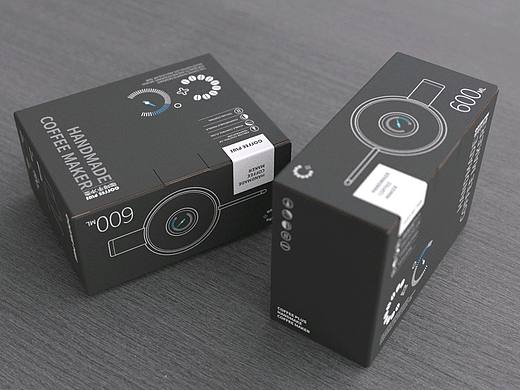 咖啡手冲壶壶/包装设计