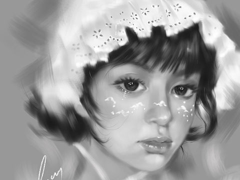 黑白厚涂（个人主页-ZNDI1MzM5MjA=） - 单幅漫画 - 站酷设计师Samuel_s原创素材 - 站酷ZCOOL