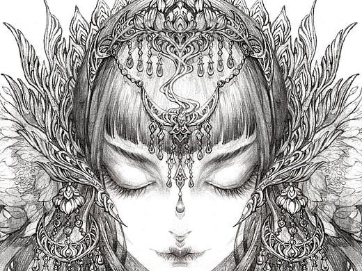 铅笔线稿和细节图~
