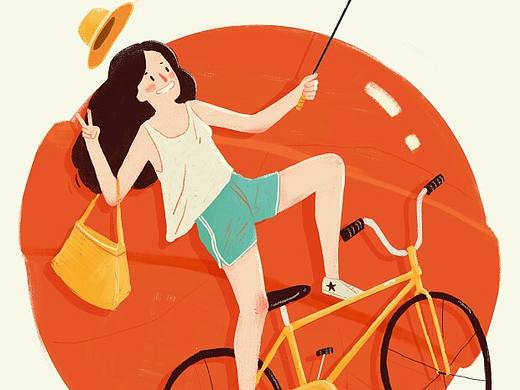 Candy,單車妹子（個人主頁-ZMTc2MDI3MDQ=） - 創(chuàng)作習(xí)作 - 站酷設(shè)計師十七_Shiqi原創(chuàng)素材 - 站酷ZCOOL