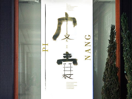 皮囊字体海报