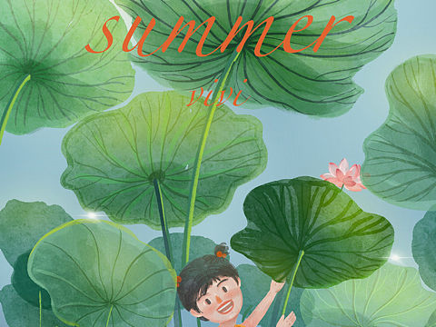 夏日荷塘