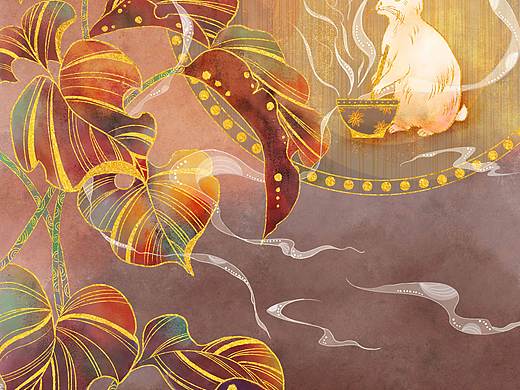 国潮风（个人主页-ZNTAxMTUzOTY=） - 艺术插画 - 站酷设计师木夕_木夕原创素材 - 站酷ZCOOL