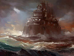 一個(gè)戰(zhàn)艦（個(gè)人主頁(yè)-ZMjUzMzY0MA==） - 商業(yè)插畫 - 站酷設(shè)計(jì)師guochaojun原創(chuàng)素材 - 站酷ZCOOL