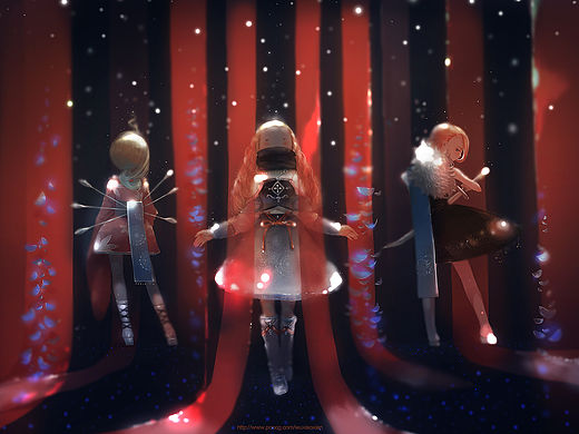 画面虚实的处理方式