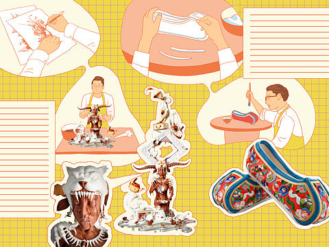 杂志内插丨巧克力翻糖制作