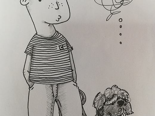中青年和皮皮