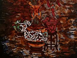 翻出第一张大漆漆画