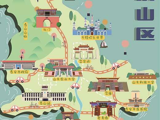 泰山区地图