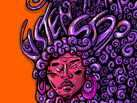 理發(fā)師們（個(gè)人主頁(yè)-ZMzA3ODU0NjQ=） - 新銳潮流插畫 - 站酷設(shè)計(jì)師cangbbbbbb原創(chuàng)素材 - 站酷ZCOOL