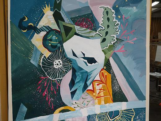 抽象蔚（个人主页-ZMzE3NDcxNTI=） - 绘画 - 站酷设计师猴面包树djy原创素材 - 站酷ZCOOL