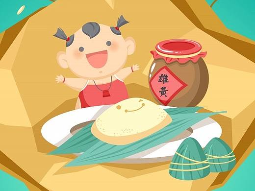 端午节矢量插画