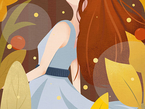 季节插画