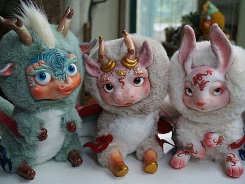 河北博物院北朝壁画玩偶设计