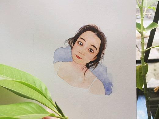 一波写实水彩人物
