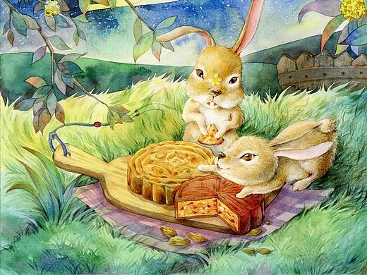 以前画的一些封面 水彩插画 儿插