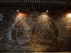 過年回家&nbsp;為某酒吧畫的壁畫