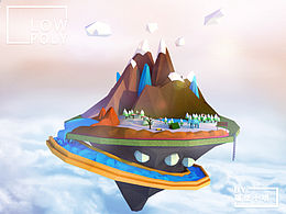 C4D低多邊形練習(xí)作品