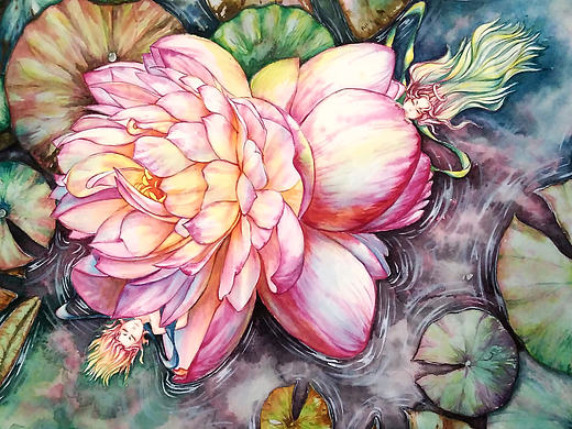 《并蒂莲》