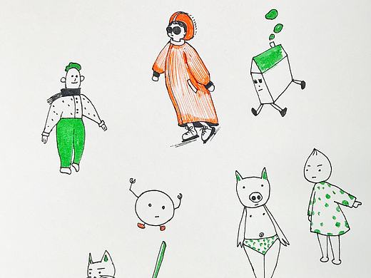 上班时间随手画