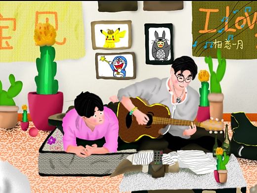 插画翻新（个人主页-ZNDM3MDczNzI=） - 创作习作 - 站酷设计师方沿博原创素材 - 站酷ZCOOL