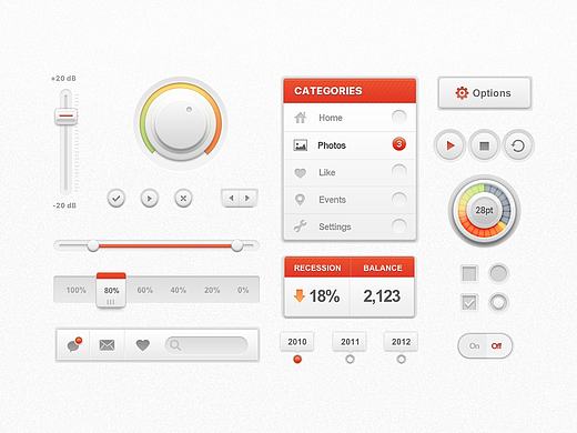 Mike的White Ui Kit（临摹）（个人主页-ZMjExNzQ3MjQ=） - APP界面 - 站酷设计师cyber130190原创素材 - 站酷ZCOOL