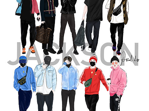 王嘉尔 love you 3000💙