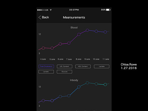 运动健康管理界面