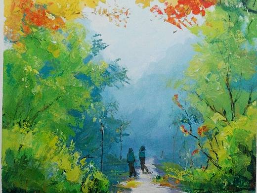 静默（个人主页-ZMTg2ODU0OTI=） - 绘画 - 站酷设计师林泉风月原创素材 - 站酷ZCOOL